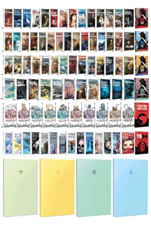 84 Dünya Klasiği Ve Pastel Çizgisiz Defter Seti
-2
