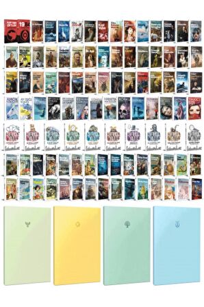 99 Dünya Klasiği Ve Pastel Çizgisiz Defter Seti
-2