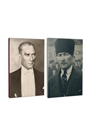 2Li Atatürk- Çizgili Defter Seti 64 Sayfa
13,5X19,5Cm -1