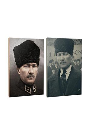 2Li Atatürk- Çizgili Defter Seti 64 Sayfa
13,5X19,5Cm -9
