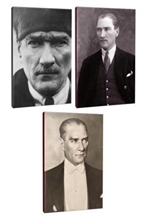 3Lü Atatürk- Çizgili Defter Seti 64 Sayfa
13,5X19,5Cm -9