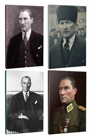 4Lü Atatürk- Çizgili Defter Seti 64 Sayfa
13,5X19,5Cm -2