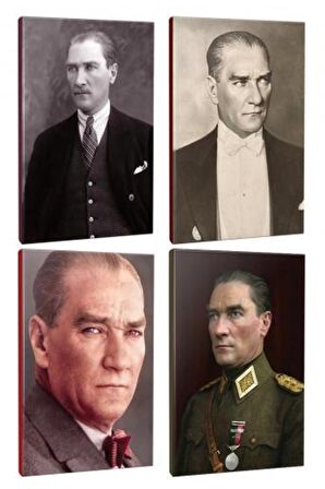 4Lü Atatürk- Çizgili Defter Seti 64 Sayfa
13,5X19,5Cm -5