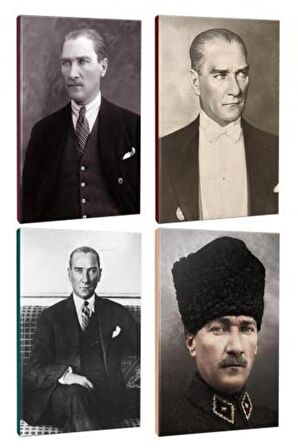 4Lü Atatürk- Çizgili Defter Seti 64 Sayfa
13,5X19,5Cm -8