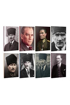 8Li Atatürk- Çizgili Defter Seti 64 Sayfa
13,5X19,5Cm -2