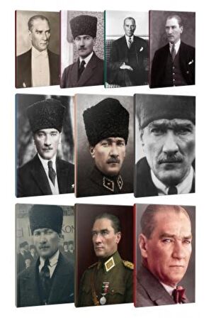 10Lu Atatürk- Çizgili Defter Seti 64 Sayfa
13,5X19,5Cm