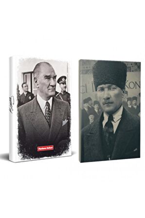 2Li Atatürk 64 Sayfa 13,5X19,5Cm Defter Ve 176
Sayfa Planlama Defteri Seti -2