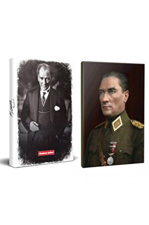 2Li Atatürk 64 Sayfa 13,5X19,5Cm Defter Ve 176
Sayfa Planlama Defteri Seti -5