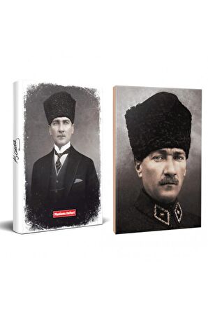 2Li Atatürk 64 Sayfa 13,5X19,5Cm Defter Ve 176
Sayfa Planlama Defteri Seti -10