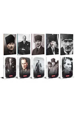 10Lu Atatürk 64 Sayfa 13,5X19,5Cm Defter Ve 176
Sayfa Planlama Defteri Seti -3