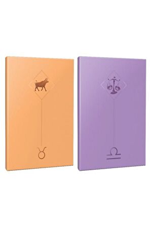 2li Burç-astroloji Temalı 13,5x19,5cm 64 Sayfa
çizgisiz Defter Seti -4