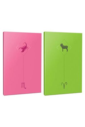 2li Burç-astroloji Temalı 13,5x19,5cm 64 Sayfa
çizgisiz Defter Seti -11