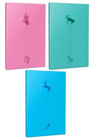 3lü Burç-astroloji Temalı 13,5x19,5cm 64 Sayfa
çizgisiz Defter Seti -3