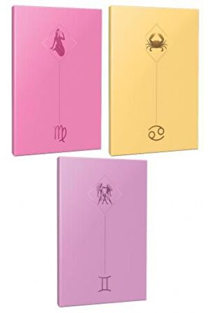 3lü Burç-astroloji Temalı 13,5x19,5cm 64 Sayfa
çizgisiz Defter Seti -6
