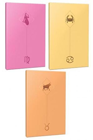 3lü Burç-astroloji Temalı 13,5x19,5cm 64 Sayfa
çizgisiz Defter Seti -7