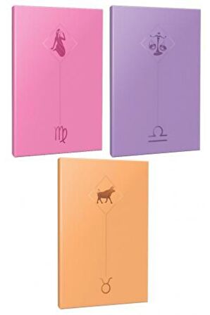 3lü Burç-astroloji Temalı 13,5x19,5cm 64 Sayfa
çizgisiz Defter Seti -13