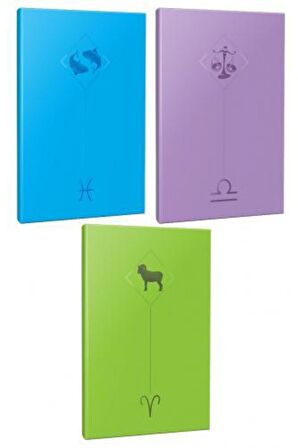 3lü Burç-astroloji Temalı 13,5x19,5cm 64 Sayfa
çizgisiz Defter Seti -14