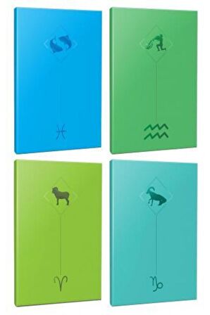 4lü Burç-astroloji Temalı 13,5x19,5cm 64 Sayfa
çizgisiz Defter Seti -7