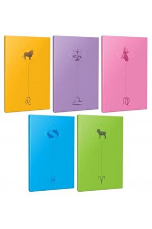 5li Burç-astroloji Temalı 13,5x19,5cm 64 Sayfa
çizgisiz Defter Seti -5