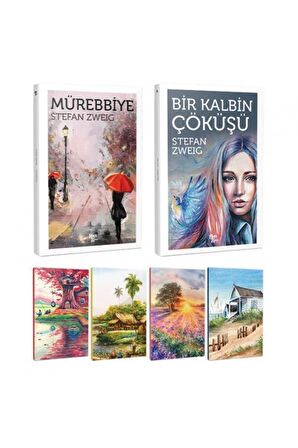 Stefan Zweig 2 Kitap Bir Arada Ve 4 Defter -5