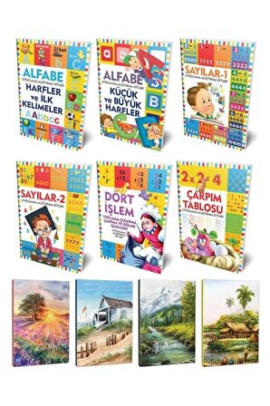 Etkinlik Kitapları 6lı Kitap Seti Ve 4 Defter