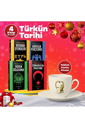 Yılbaşı Türkün Tarihi Yaldızlı Portre Fincan