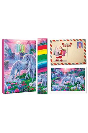 Kartpostallı Hediye Set - 128 Sayfa Defter 1 Kartpostal 1 Ayrac?