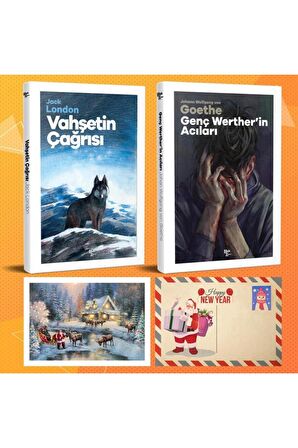 Dünya Klasikleri Ikili Set - Vahşetin Çağrısı - Genç Wertherin Acıları Ve Kartpostal