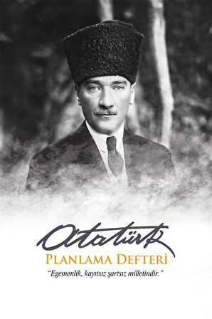 Atatürk Planlama Defteri 128 Sayfa Trablusgarp 13,5x19,5cm