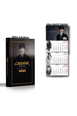 2024 Kalpaklı Ajanda & 2024 Gemici Gazi Takvim