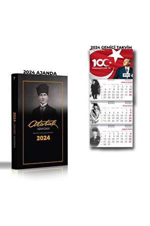 2024 Kalpaklı Ajanda & 2024 Gemici 100.yıl Takvim