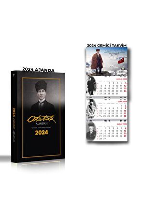 2024 Kalpaklı Ajanda & 2024 Gemici Sakarya Takvim