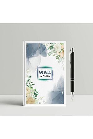2024 Cennet Ajanda ve Siyah Tükenmez Kalem Seti