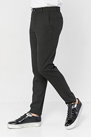 Erkek Relaxed Fit Beli Lastikli Bağcıklı Armürlü Likralı Rahat Jogger Pantolon