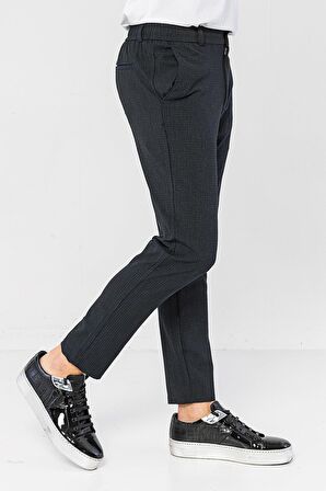 Erkek Relaxed Fit Beli Lastikli Bağcıklı Armürlü Likralı Rahat Jogger Pantolon