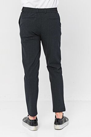 Erkek Relaxed Fit Beli Lastikli Bağcıklı Armürlü Likralı Rahat Jogger Pantolon