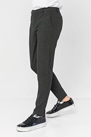 Erkek Relaxed Fit Beli Lastikli Bağcıklı Armürlü Likralı Rahat Jogger Pantolon