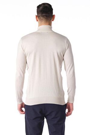 Erkek Regular Fit Uzun Kollu Boğazlı Kazak