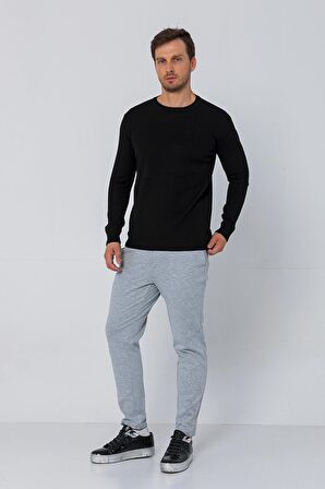 Erkek Bisiklet Yaka Rahat Kumaşlı Regular Fit Kazak
