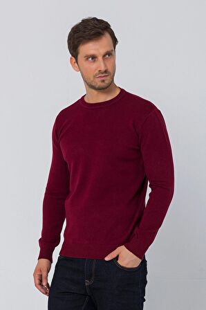Erkek Bisiklet Yaka Rahat Kumaşlı Regular Fit Kazak