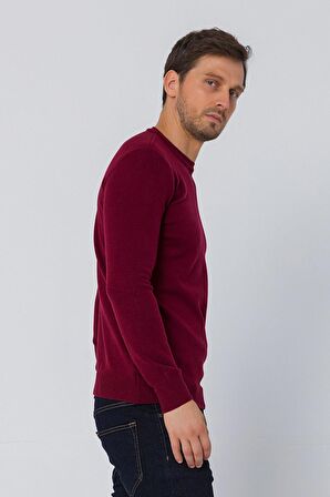 Erkek Bisiklet Yaka Rahat Kumaşlı Regular Fit Kazak