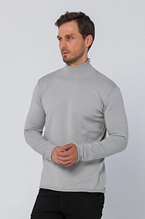 Erkek Regular Balıkçı Yaka Rahat Kazak