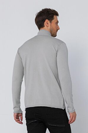 Erkek Regular Balıkçı Yaka Rahat Kazak