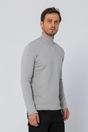 Erkek Regular Balıkçı Yaka Rahat Kazak