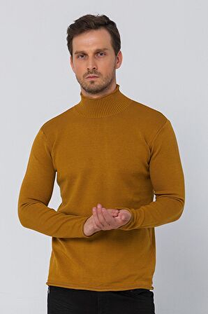 Erkek Regular Balıkçı Yaka Rahat Kazak