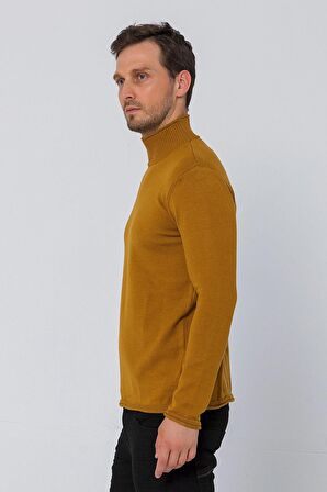 Erkek Regular Balıkçı Yaka Rahat Kazak