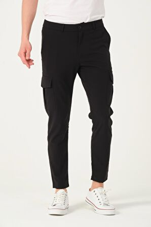 Erkek Regular Fit  Kargo Cepli Jogger Spor Pantolon