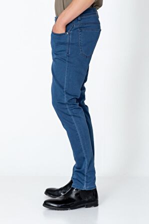 Erkek Regular Fit Streç Rahat Kot Pantolon