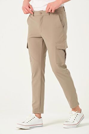 Erkek Regular Fit  Kargo Cepli Jogger Spor Pantolon