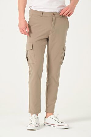 Erkek Regular Fit  Kargo Cepli Jogger Spor Pantolon